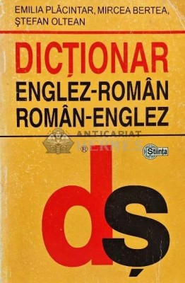 Dictionar englez roman, roman englez - 2003 - Emilia Placintar (AD126) foto