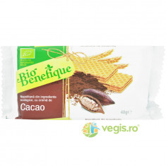 Napolitane cu Cacao Benefique Ecologice/Bio 40g