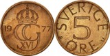 Suedia 1977 - 5 ore, circulata