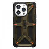 UAG Husa Monarch Series iPhone 15 Pro Max Kevlar Element Green