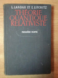 Theorie quantique relativiste - L. Landau et E. Lifchitz Prima parte