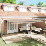 vidaXL Țesătură pentru copertină cu Bej 600 &times; 300 cm Poliester 3331644