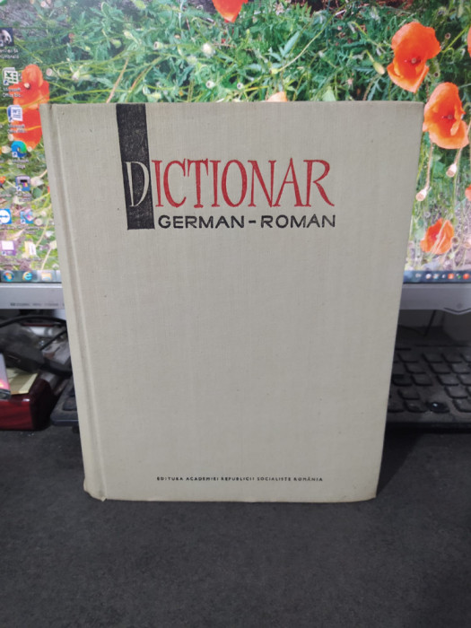 Dicționar german rom&acirc;n, București 1966, 140 000 cuvinte, Mihai Isbășescu, 087