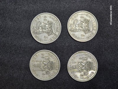 Lot Monede One Shilling foto