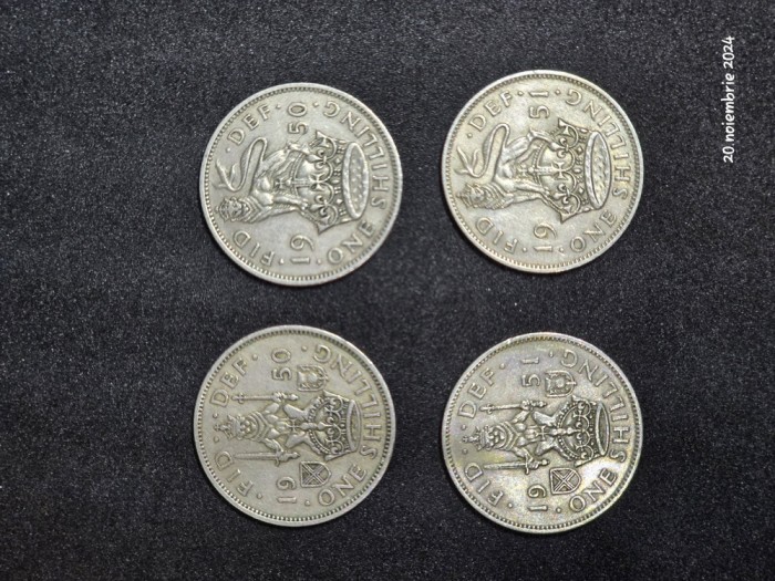 Lot Monede One Shilling