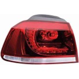 Stop spate lampa VW Golf 6 (1L) GTI/GTD 10.2008-2013 Depo partea Stanga partea din exterior de pe aripa; tip bec LED+WY21W, cu suport becuri