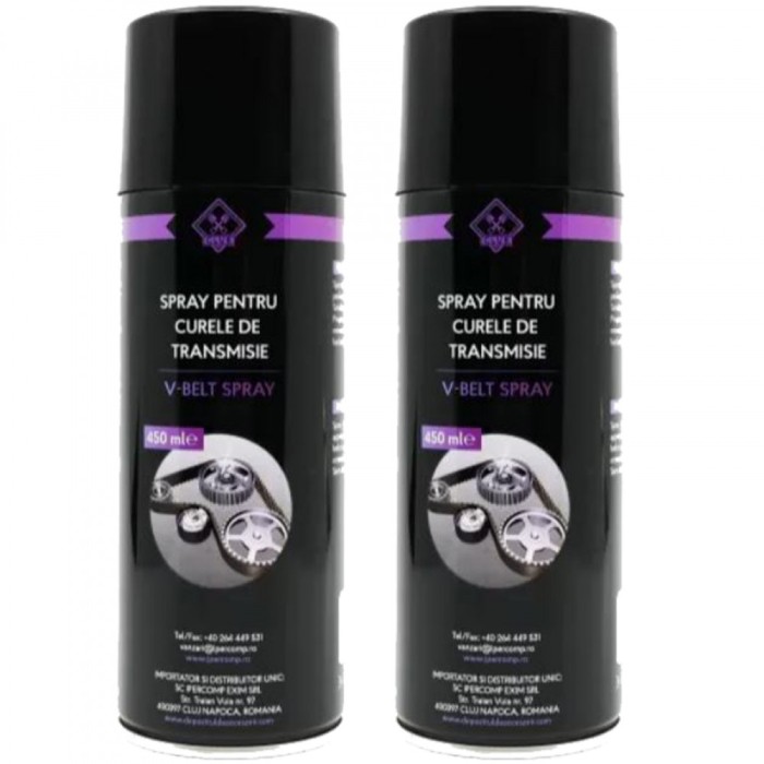 Pachet 2 x spray pentru curele de transmisie 450 ml