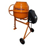 Betoniera CMH160L STARMIX, volum cuva 160 litri, putere motor 650W, alimentare 230V, greutate 54kg