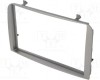 Cadru radio Alfa Romeo 2 DIN argintie, 4Carmedia