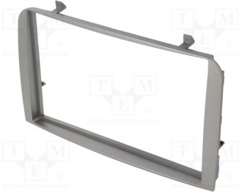 Cadru radio Alfa Romeo 2 DIN argintie