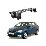 Bare transversale portbagaj auto aluminiu compatibile plafon neted Skoda Fabia NJ Combi 2015-> argintii sau negre Cod: CB200101 Kit-101