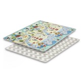 Saltea educativa Kinderkraft XPE Matty 2, pliabila, 120x120cm, fata dubla, antiderapanta, izolatoare, pentru bebelusi si copii, interior/exterior