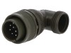 Conector circular 13A, 10 pini, 90&deg;