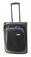 Troler textil travelite cabina, 51x36x20 cm, 37 L, Negru foto