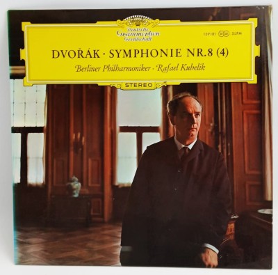 Dvorak. Rafael Kubelik - Symphonie no. 8 NM / NM vinil Lp disc muzica clasica Deutsche Gr. Germania 1966 foto