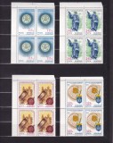 ROMANIA 1993 LP 1330 ANIVERSARI - EVENIMENTE BLOCURI DE 4 TIMBRE MNH, Nestampilat