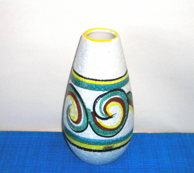 Vaza ceramica emailata 455/15 - design H. Hommerich, U-Keramik Germany foto
