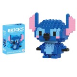 Set De Constructie Stitch Innovium&trade;, Kit Premium Cu 161 Piese, Model Realist De Extraterestru Albastru, 11.5 &times; 4.5 &times; 8 CM