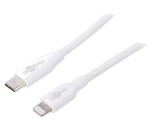 Cablu USB 2.0 Apple Lightning la USB-C 2m Alb 87W