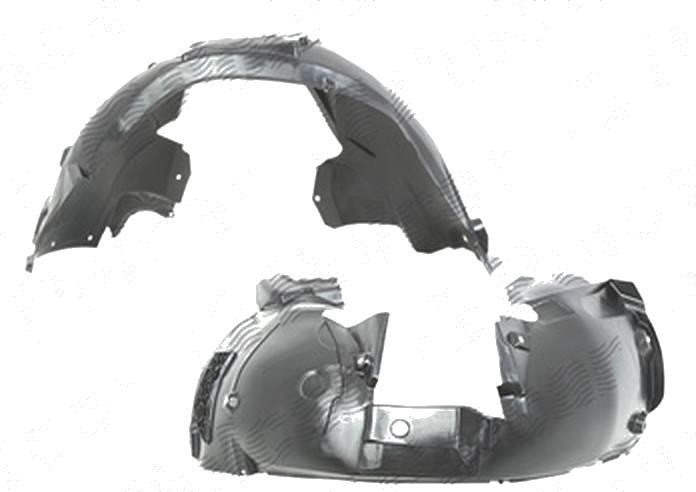 Carenaj aripa interioara, aparatori noroi Audi A4/S4 (B8), 11.2011-12.2015 Model S4, fata, Stanga, polipropilena (PP/PPE)