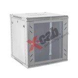Cabinet metalic de perete 19&quot;, tip rack wallmount, 12U 600x450 mm, Xcab S Gri