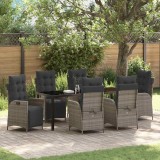 Cumpara ieftin Set de masă pentru grădină 7 pcs Gri Rattan poli