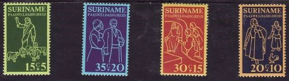 C1641 - Surinam 1975 - Pastele 4v. neuzat,perfecta stare