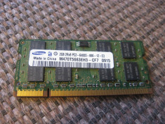 memorie ram laptop ddr2 2 gb 800 mhz SAMSUNG 2GB 2Rx8 PC2-6400S-666-12-E3 foto