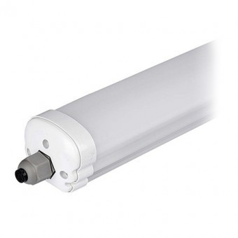 CORP ILUMINAT LED 120CM 36W 6400K ALB RECE IP65 foto