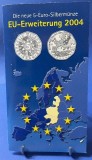 AUSTRIA 2004 - 5 Euro - EU expansiune 2004 - Argint 800 / Blister, Europa