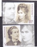 ROMANIA 2020, Cupluri celebre. Poezia dragostei, serie neuzata, MNH, 2268