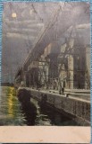 Carte postala, Constanta, silozurile, 1927