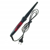 Ondulator de par conic 13-25mm, Esperanza Salma 93108, 25W, 230V, cablu de 180cm, negru cu rosu