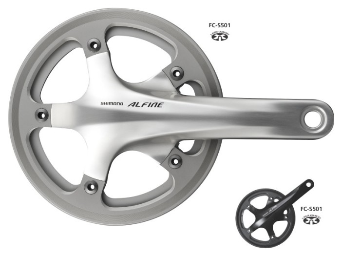 Angrenaj Pedalier Shimano Alfine FC-S501, 45T, Brat 170MM, CG Single, Inclus BB... Cod:EFCS501CB5C1S
