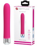 Vibrator Pretty Love Randolph, 12 Moduri Vibratii, Silicon, Roz, 16.7 cm
