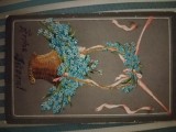 Felicitare de Pasti, interbelica, color, printata, necirculata stare foarte buna