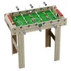 Masa de fotbal cu teren si 18 jucatori flippy, 6 manere, cu tablou pentru scor, din metal, lemn si abs, 81 x 43 x 78 cm, cu picioare, pentru copii/adu