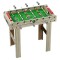 Masa de fotbal cu teren si 18 jucatori flippy, 6 manere, cu tablou pentru scor, din metal, lemn si abs, 81 x 43 x 78 cm, cu picioare, pentru copii/adu