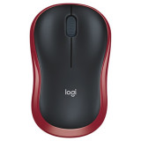 MOUSE OPTIC LOGITECH WIRELESS M185 ROSU