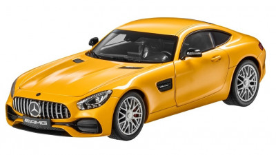 Macheta Oe Mercedes-Benz Amg GT S Coupe 1:18 Galben B66960410 foto