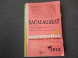 MATEMATICA BACALAIREAT M1 2012 M BALUNA/PANAITOPOL