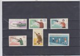 M1 TX5 3 - 1965 - Campionatele europene de tir - Bucuresti - nedantelate, Sport, Nestampilat