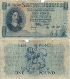 1952 ( 3 I ) , 1 pound ( P-92d.2 ) - Africa de Sud