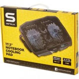 Cumpara ieftin Cooling pad Serioux, SRXNCP025, Dimensiuni: 390*280*28mm, Compatibilitate maxima laptop: 17.3