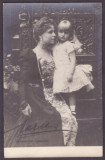 5507 - Queen MARY, Maria, Princess Elisaveta, AUTOGRAPH - old postcard - unused