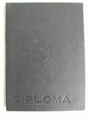 Diploma veche de medic veterinar Institutul N. Balcescu Bucuresti 1960 act vechi