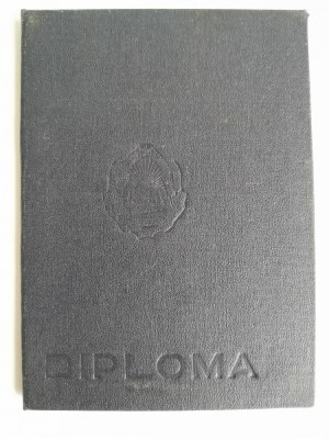 Diploma veche de medic veterinar Institutul N. Balcescu Bucuresti 1960 act vechi foto