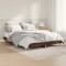 vidaXL Cadru de pat, stejar maro, 135x190 cm, lemn prelucrat 832084
