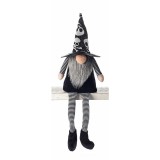 Figurina Halloween textil multicolor III cm 9x7x33H
