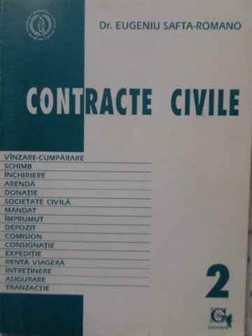 CONTRACTE CIVILE VOL.2 INCHEIERE, EXECUTARE, INCETARE-EUGENIU SAFTA-ROMANO